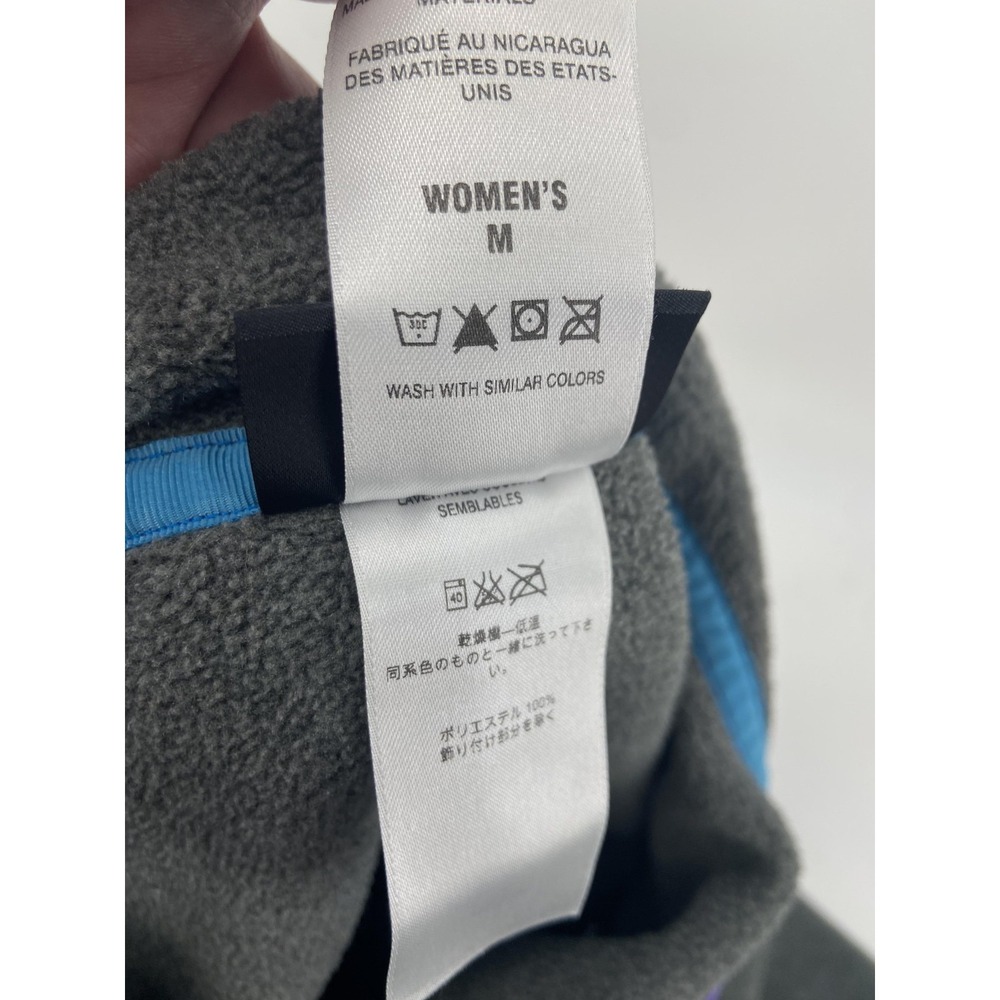 Patagonia Synchilla Jacket Womens Medium Gray Fleece Snap-T Pullover Outdoor - Picture 5 of 11